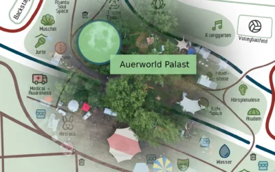 Dein Weg zu den Events: Die interaktive Festivalkarte für das Auerworld Festival 2025